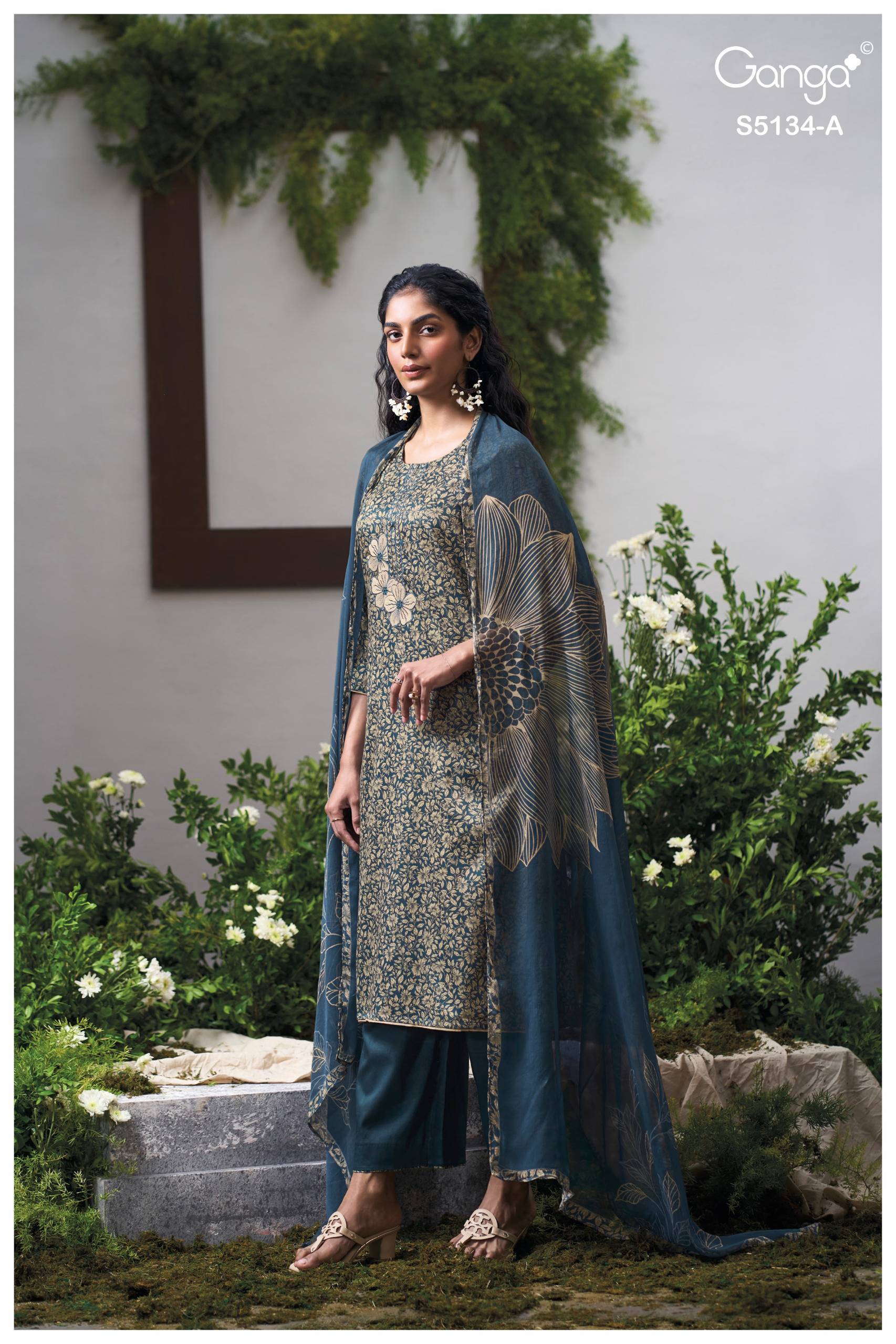 MITHILA 5134 Series By GANGAFASHION Stylish Beautiful Colourful COTTON SATIN Dresses At Wholesale Price